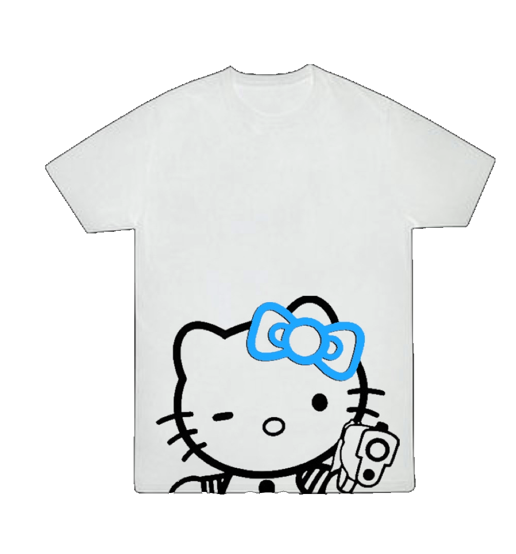 WHITE HELLO KITTY TEE